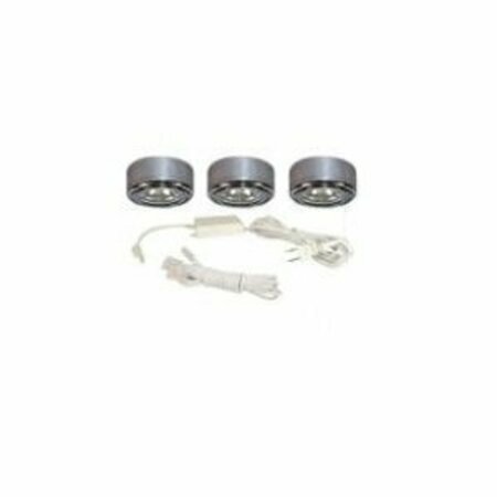 LITELINE Puck Light Kit, 120 VAC, 60 W, 3-Lamp, Xenon Lamp CL-3JC20X-PT